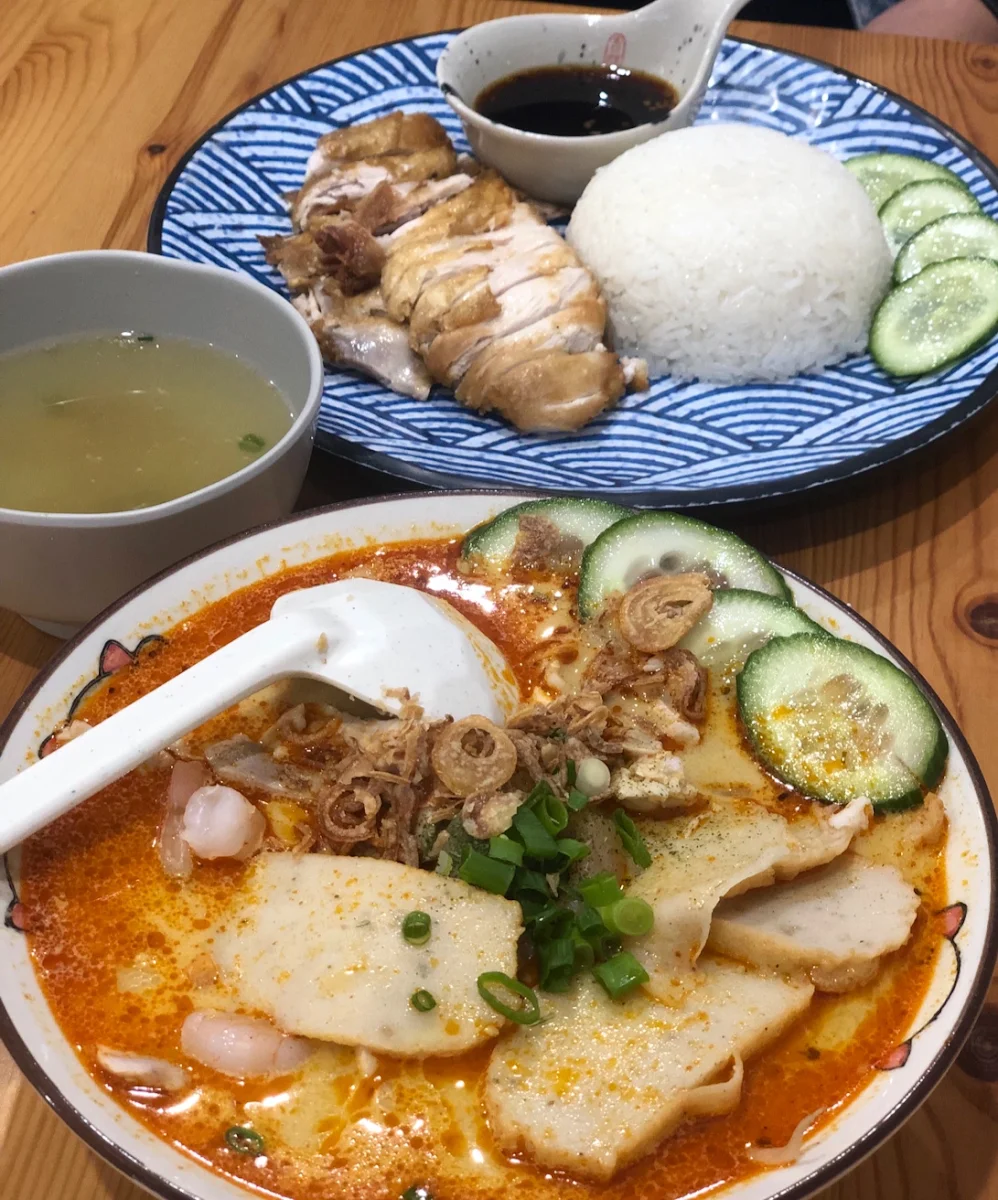 綜合叻沙和炸雞飯, Ricky's Chicken Rice@NTH ADL